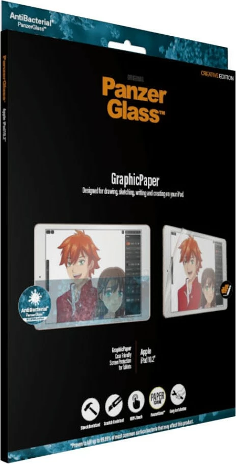 Mbrojtës ekrani PanzerGlass GraphicPaper për iPad 10.2, transparent