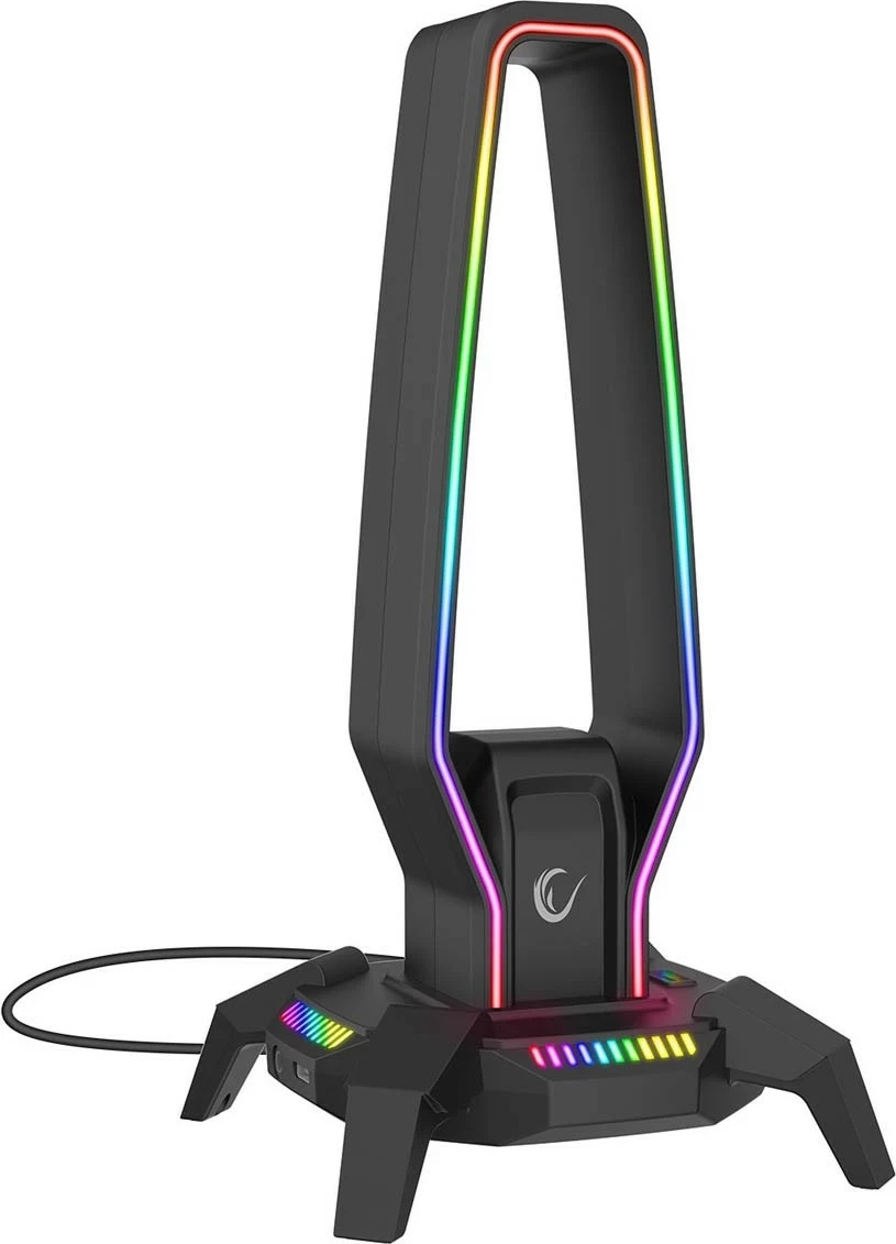 Stojak kufjesh Rampage RM-H27, RGB, USB, USB-C, i zi