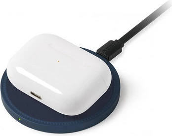 Karikues wireless Lexon LD151DB, LED, USB-C, 15W, i kaltër