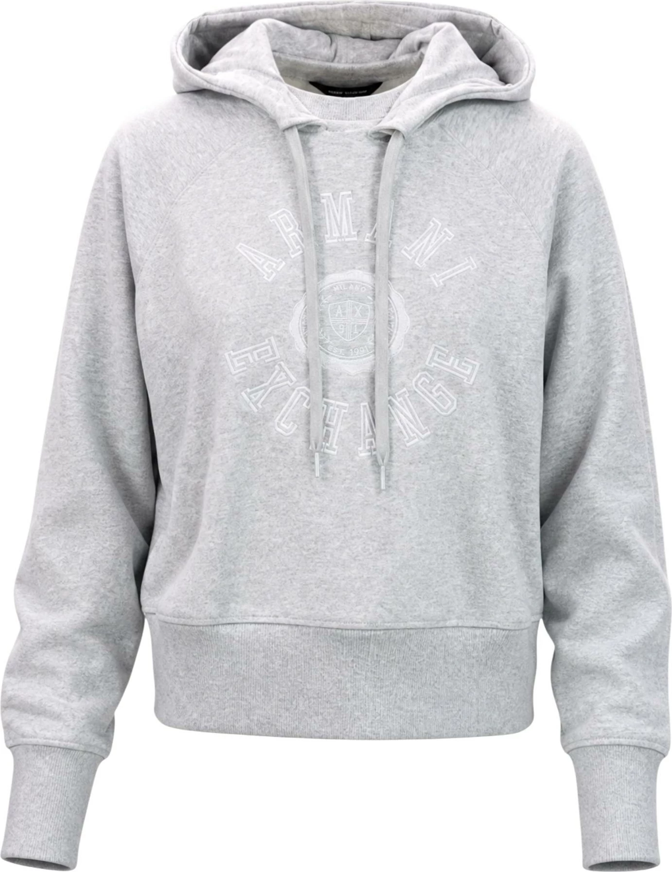 Duks me kapuç për femra Armani Exchange XW002657 AF25527, i hirtë [Madhësia: L]