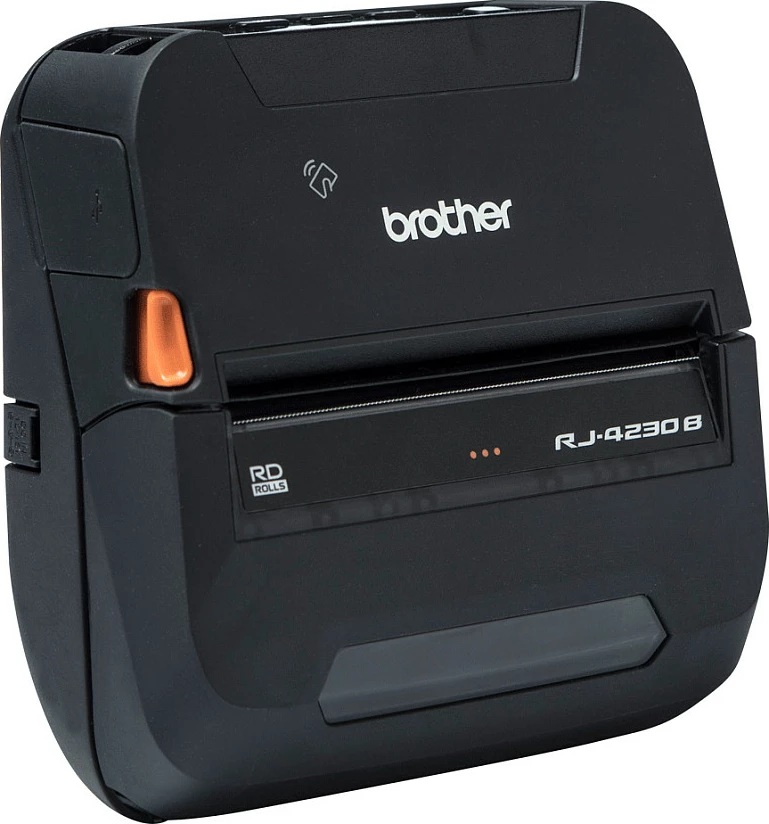 Printer mobil termik Brother RJ-4230B, 203 DPI, Bluetooth 4.2, NFC, IP54, i zi