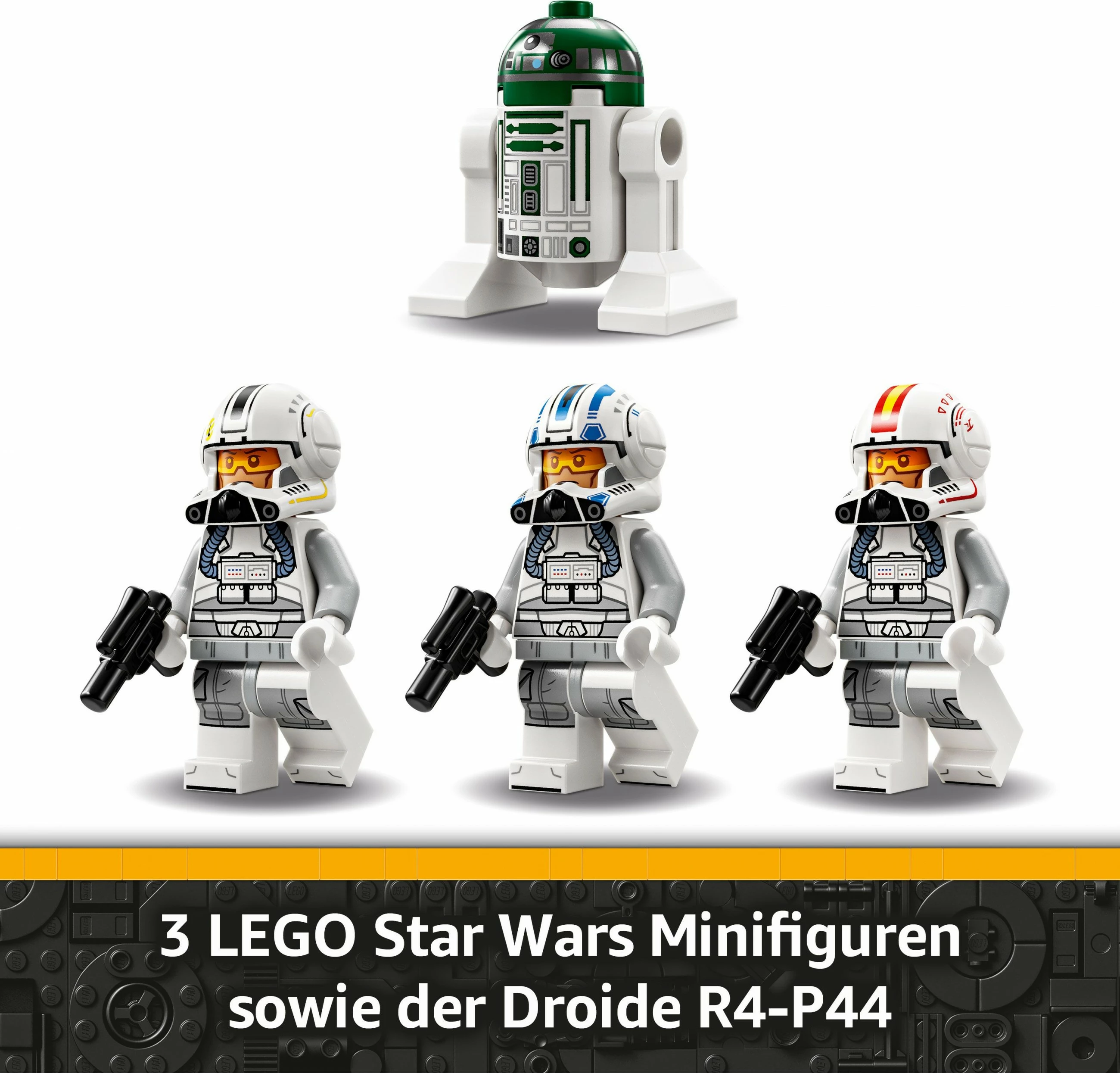 Set ndërtimi LEGO Star Wars ARC-170 Starfighter, shumëngjyrësh