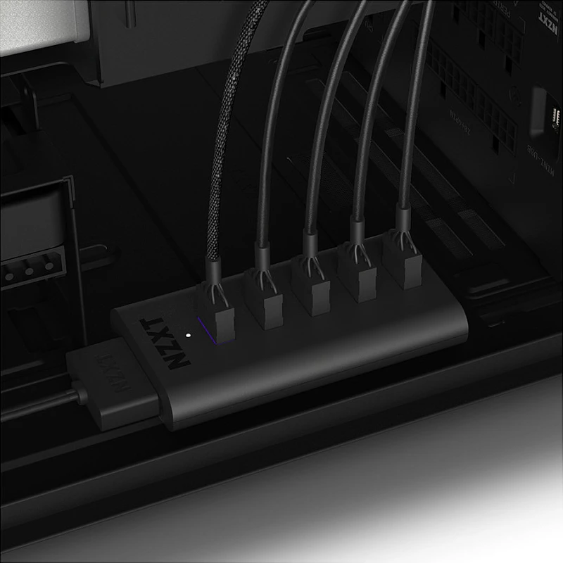 USB Hub i brendshëm NZXT AC-IUSBH-M3 Gen 3, 4x USB 2.0, i zi