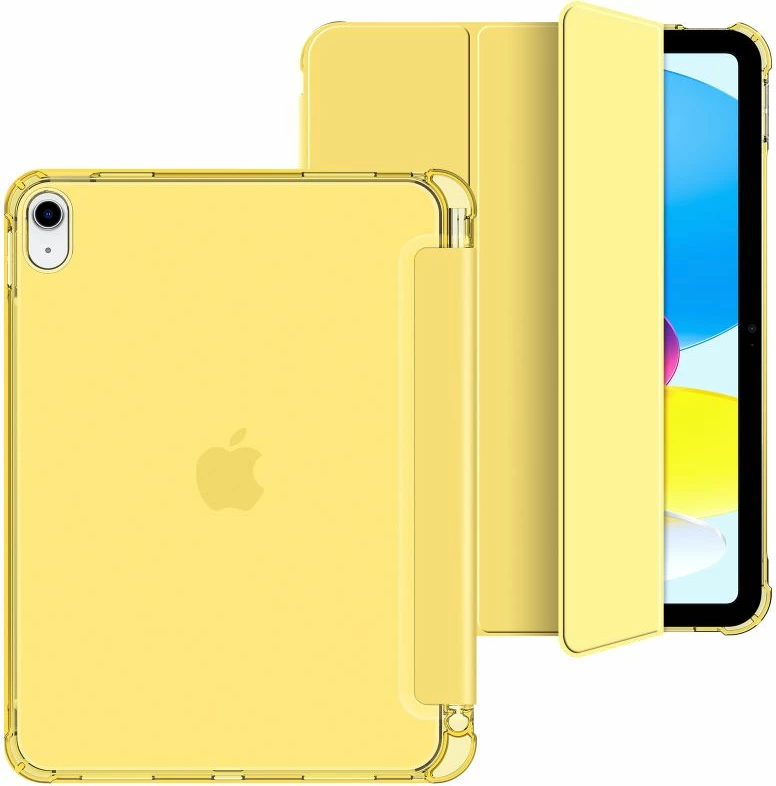 Mbështjellës Tech-Protect SC Pen Hybrid për iPad 10 (2022), Transparent-Verdhë
