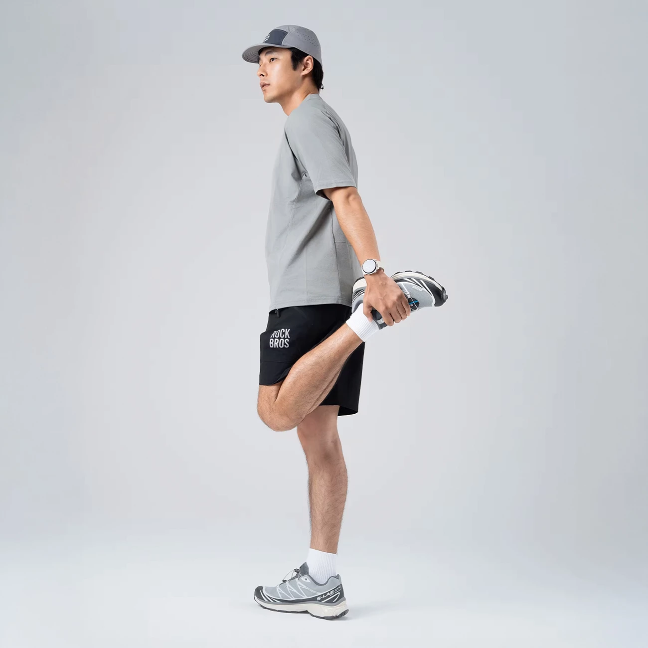 Shorce sportive Rockbros YDDK015, XXXL, me rrip, xhepa me zinxhir YKK, 88% najlon/12% spandeks, të zeza