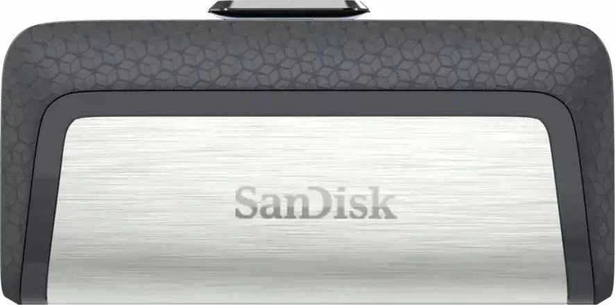 Memorie USB SanDisk Ultra Dual Drive USB Type-C 64 GB SDDDC2-064G-G46, e zezë/argjendtë