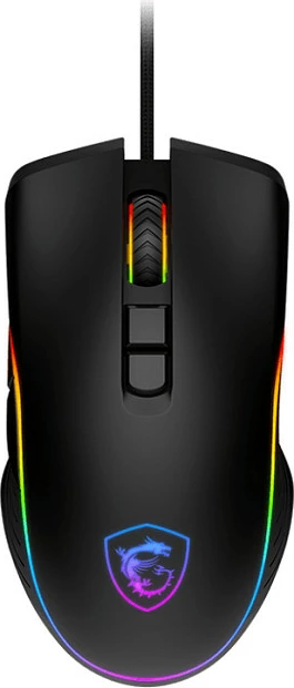 Maus MSI FORGE GM300, optik, 7200 DPI, ambidextrous, i zi