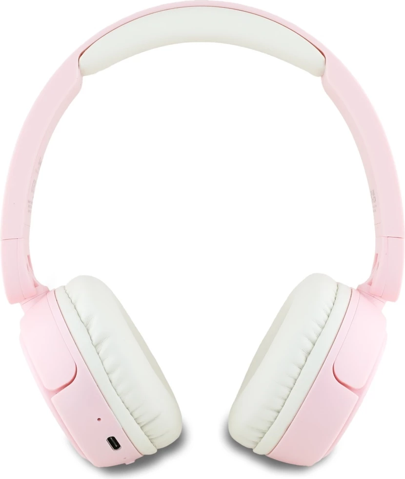 Kufje Bluetooth Hello Kitty Face Logo, on-ear, 30 orë, USB-C, Rozë