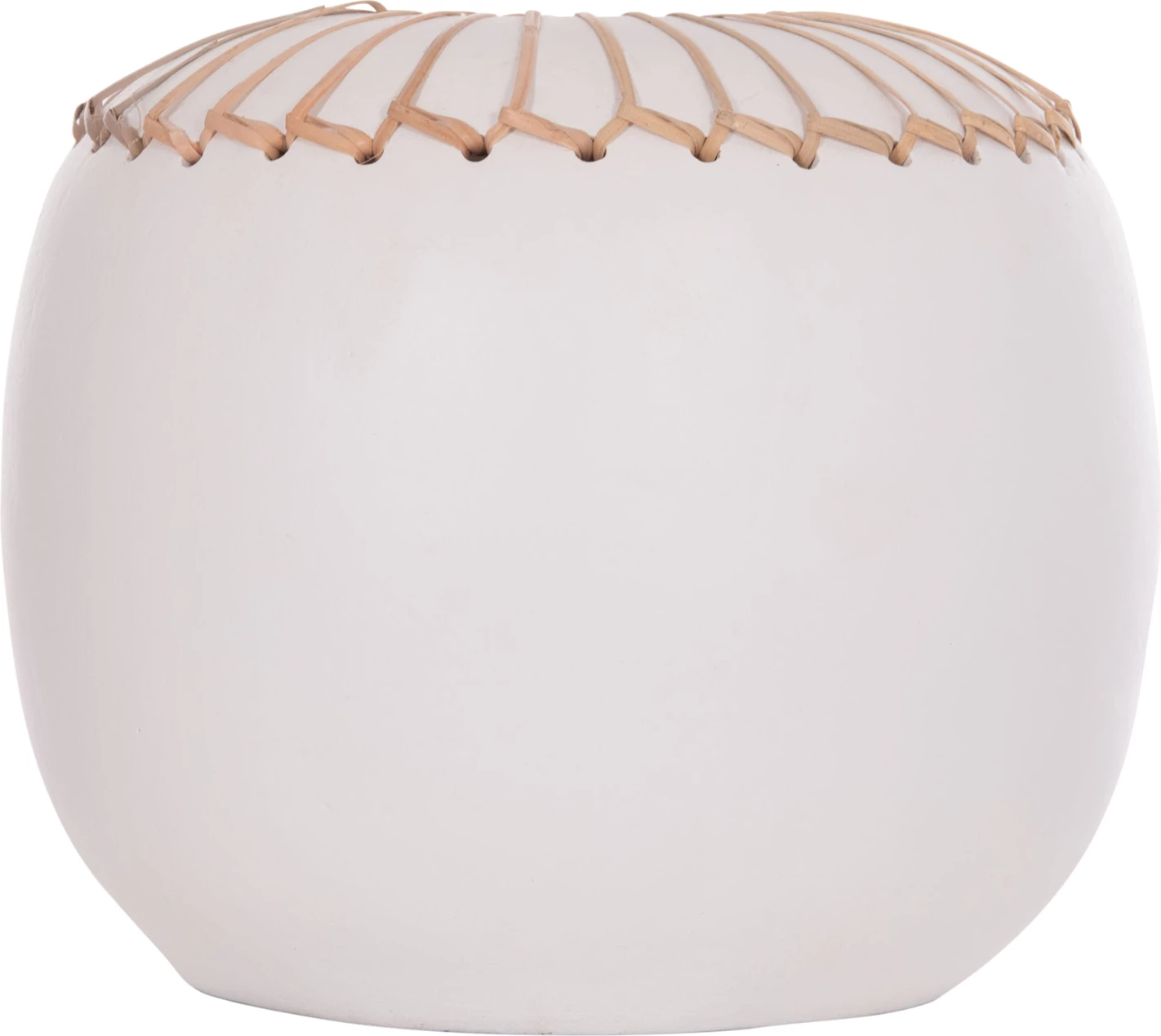 Vazo dekorative tavoline LENNOX, terrakotë, e bardhë, FH4675.02L, 22x20cm