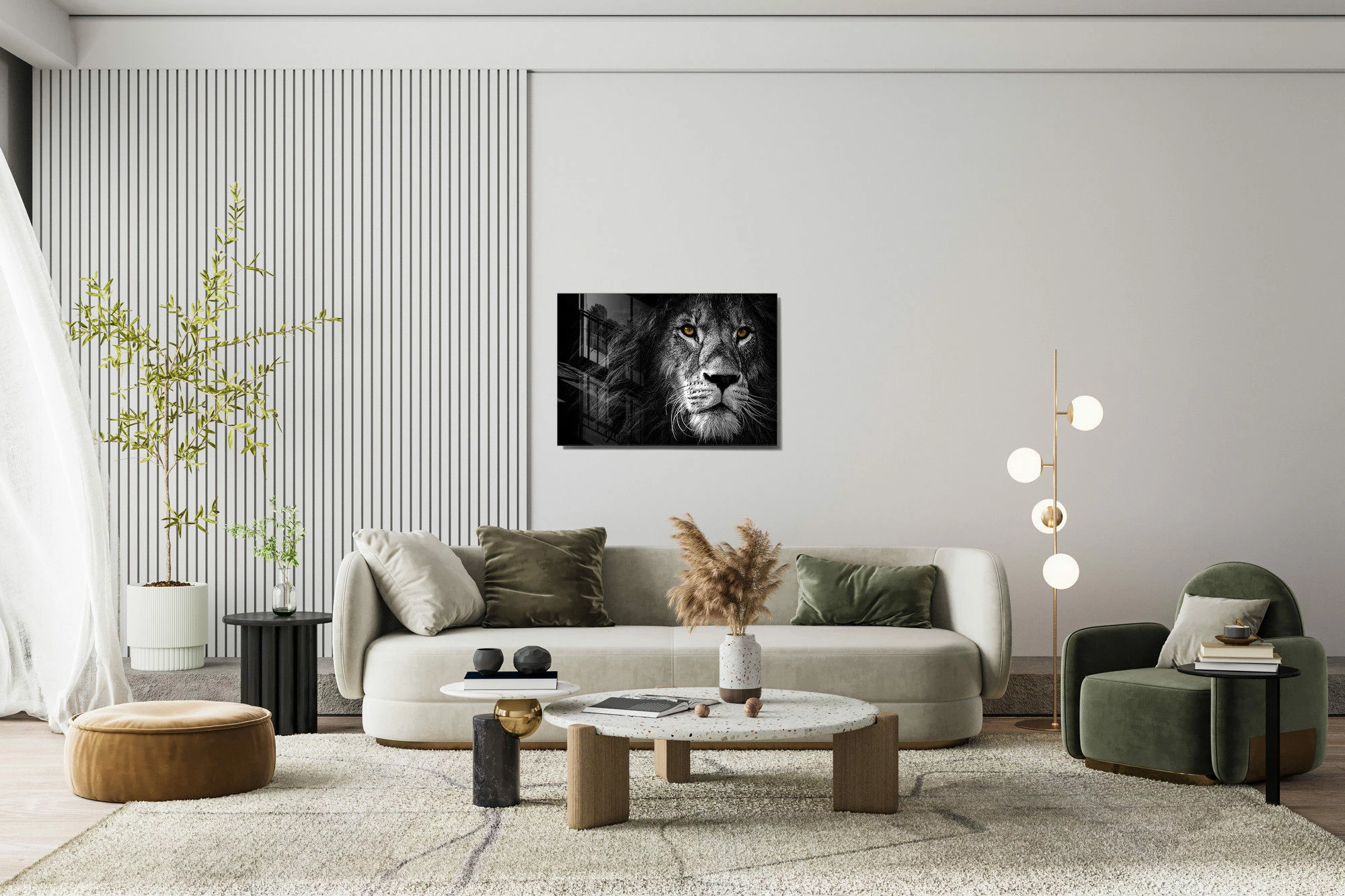 Pikturë dekorative prej xhami të temperuar, Wallity UV-008, 70x100cm