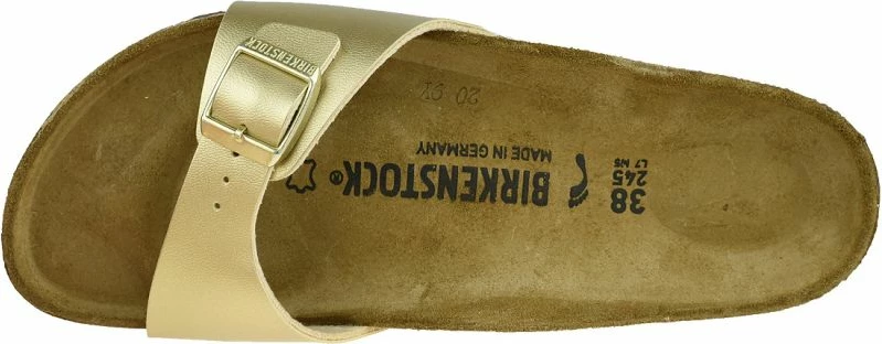 Papuqe për femra Birkenstock, të arta [Madhësia: 41]