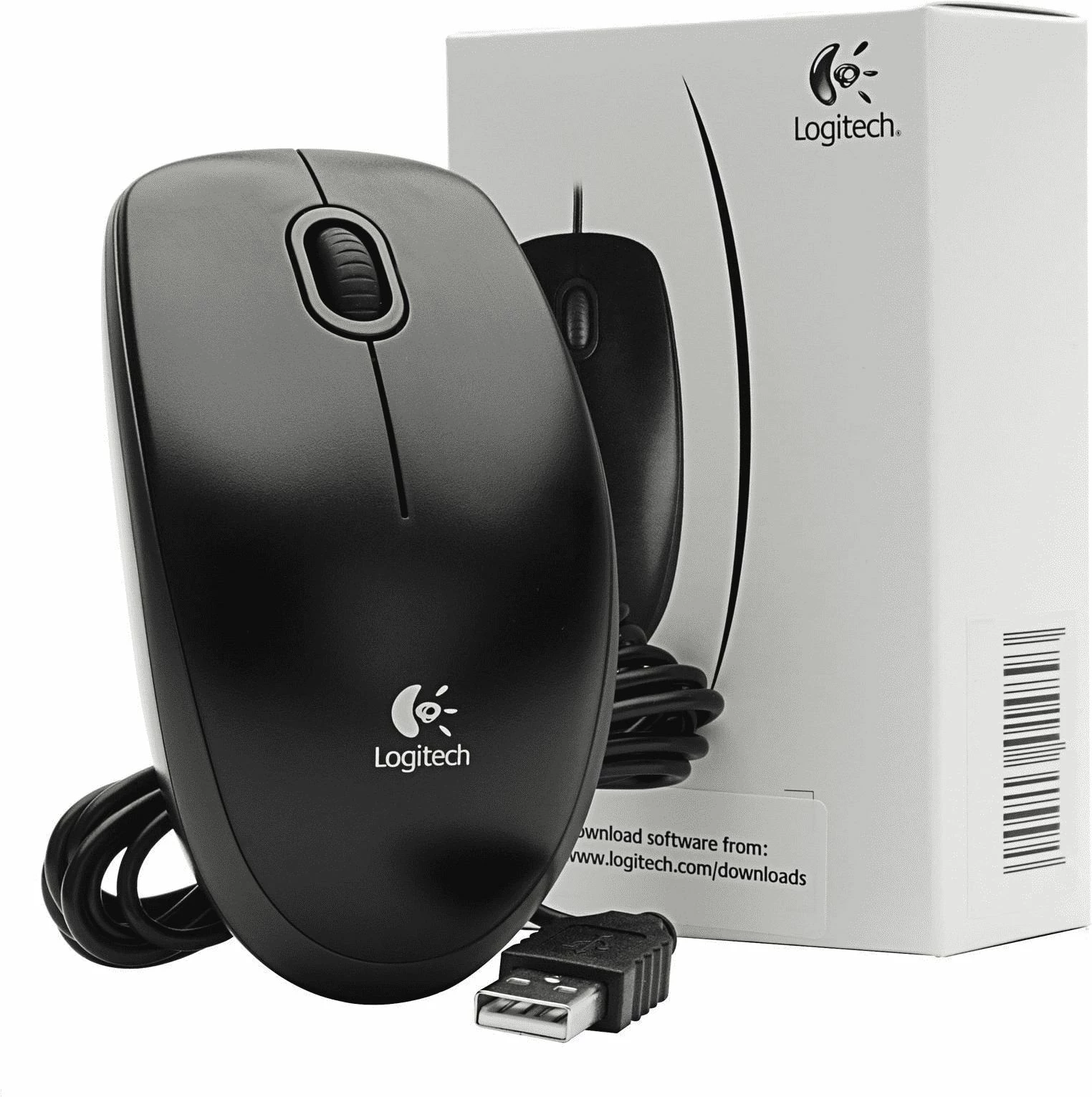 Maus Logitech B100 910-003357 800 DPI USB me kabllo, i zi 5