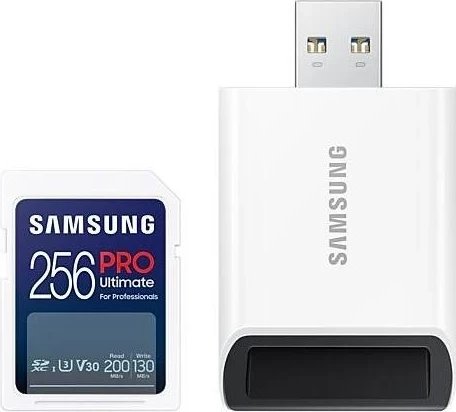 Kartelë SD Samsung PRO Ultimate SDXC 256GB me lexues