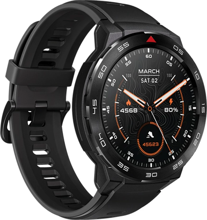 Smartwatch Mibro GS PRO, 1.43 inç, 128 MB, 460 mAh, E zezë