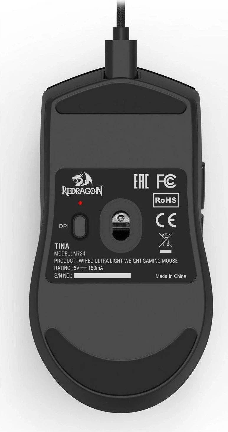 Maus Redragon M724 K1NG, 12400 DPI, i zi
