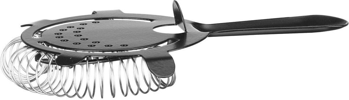 Set aksesorësh barmeni, BarUp Barkit in Tube, Boston shaker 500/800 ml, xhiger 25/50 ml, lugë spirale 27 cm, sitë Hawthorne, grirës (muddler), tub kartoni, diametër 120 x 320 mm, e zezë