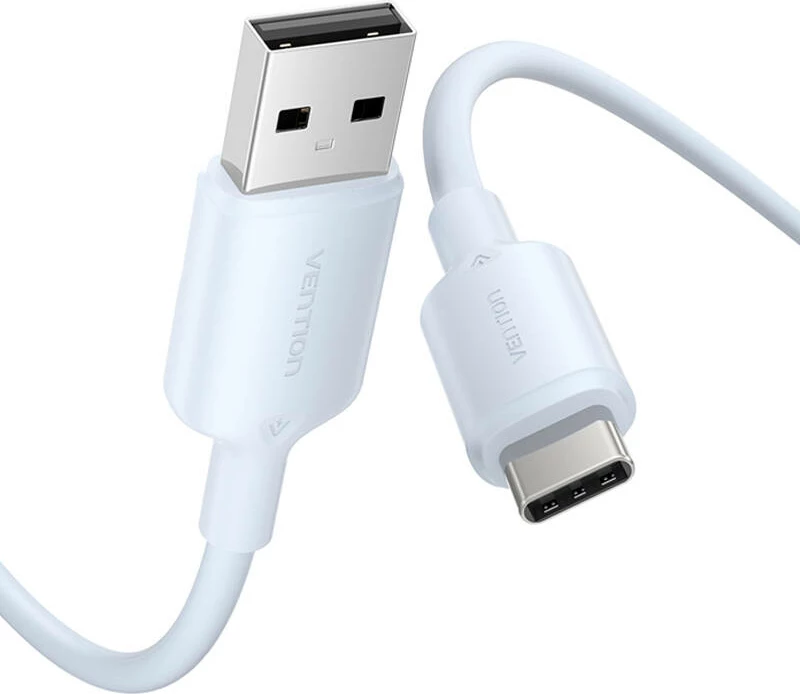 Kabllo USB 2.0 në USB-C Vention CTQLH, 2 metra, Blu