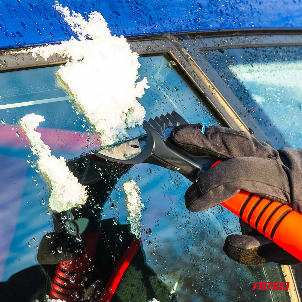 Furçë për borë me skarpuese akulli – 89 cm