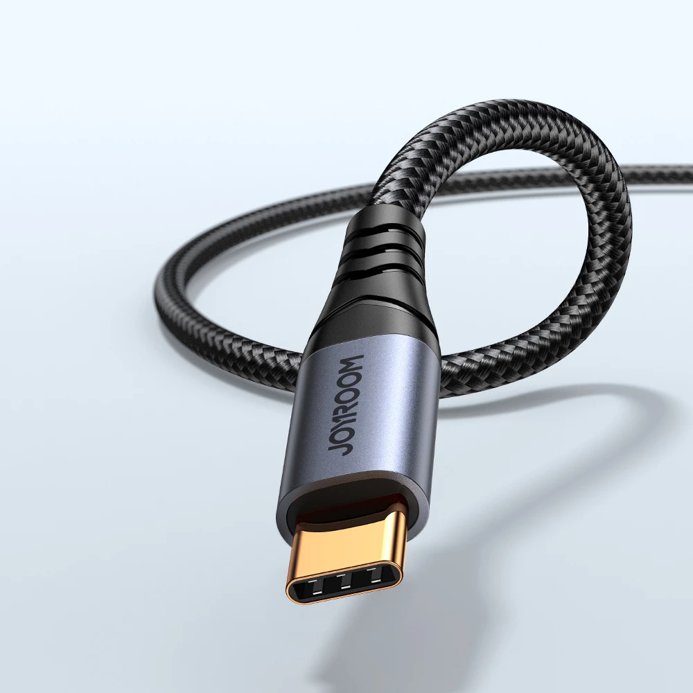 Kabllo audio, Joyroom, SY-A07 Audio Transfer Series, 3.5 mm mini jack në USB-C 1.2 m, e zezë