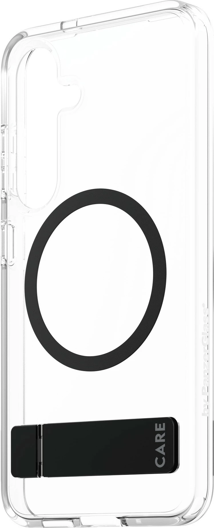 Mbështjellës PanzerGlass CARE me kickstand, për Samsung Galaxy S25, transparent