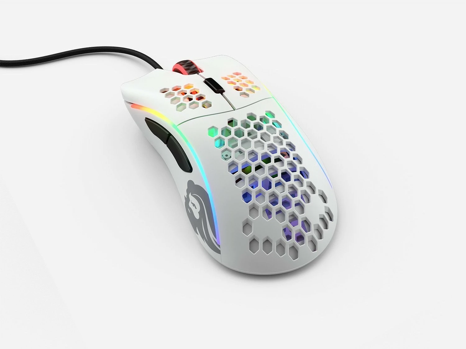 Maus Glorious Model D - USB 2.0, i bardhë