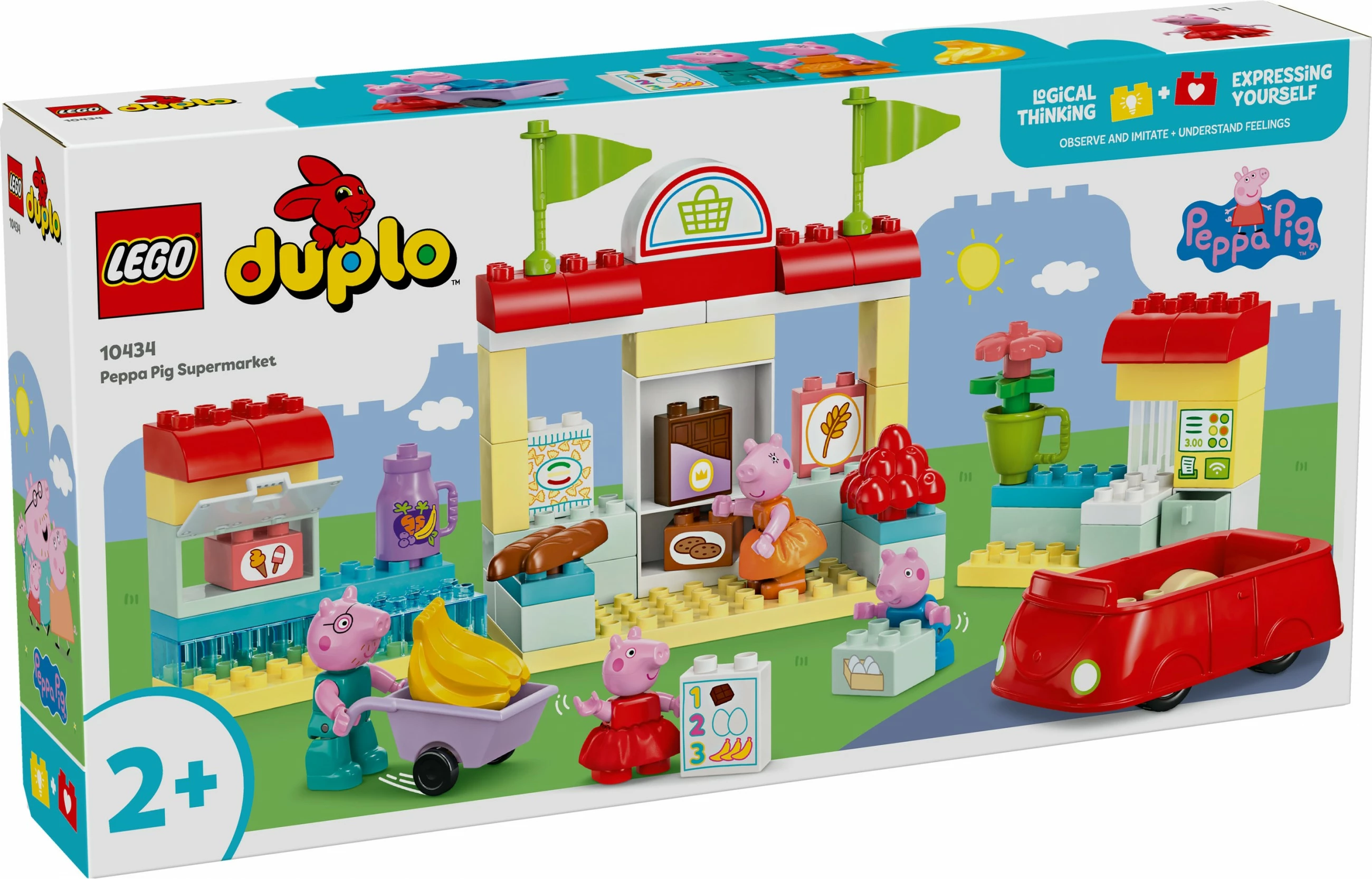 Set lodrash LEGO Duplo 10434 Peppa Pig Peppas Supermarkt