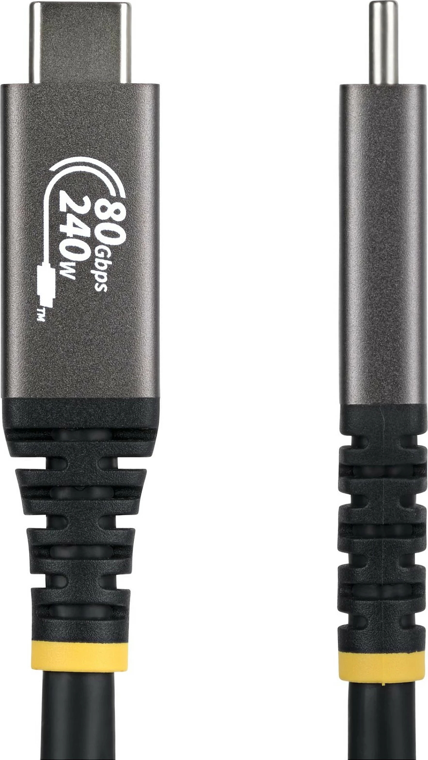 Kabllo USB-C StarTech USB4 1m, 80Gbps, 240W PD, 8K/4K, e zezë
