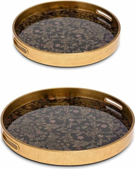Set tabakash rrethore RITUALI DOMESTICI GALATEO, 2 copë