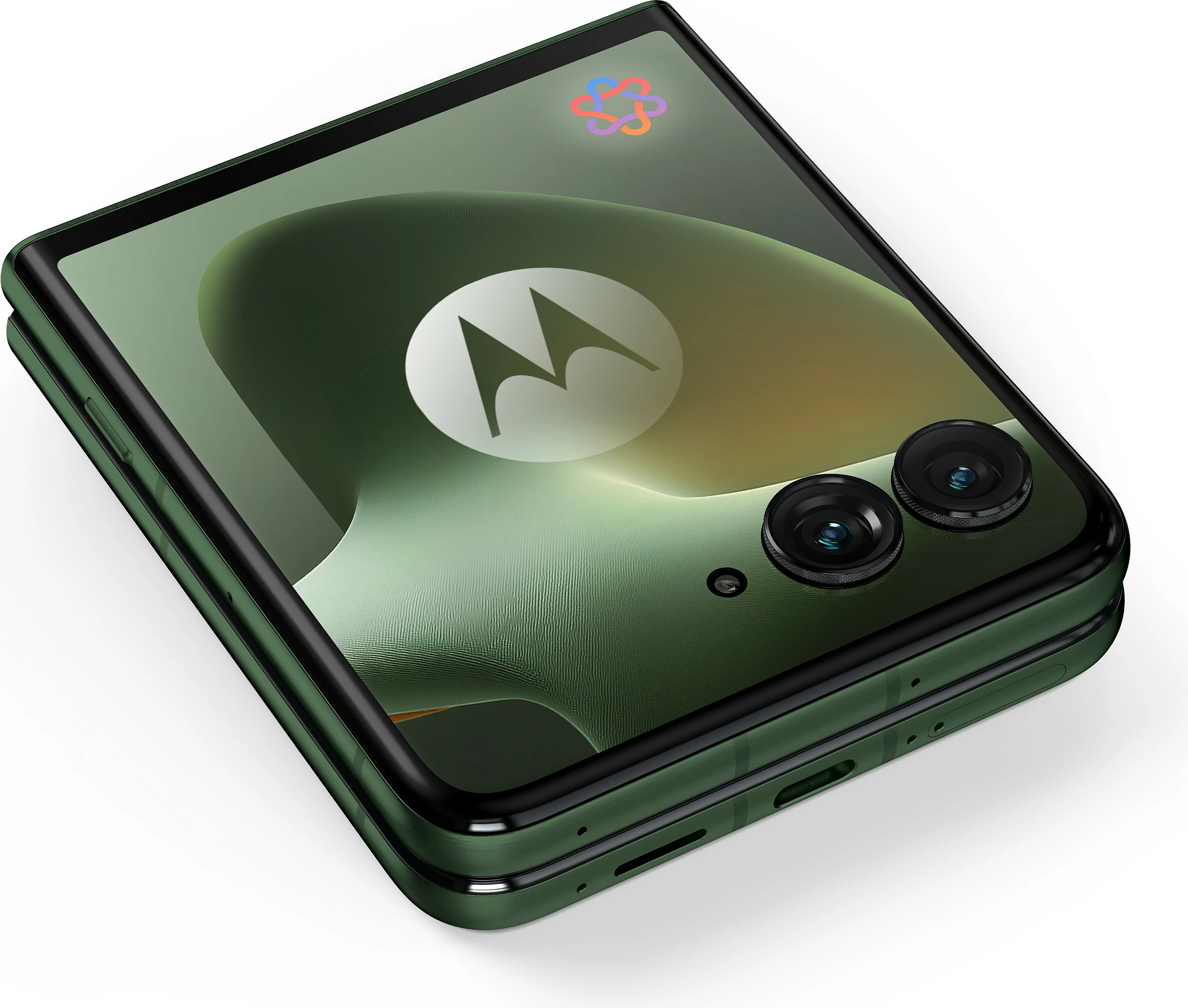 Celular Motorola razr 70 plus, 12GB RAM, 512GB, 6.9" palosës, 50MP, Dark Green