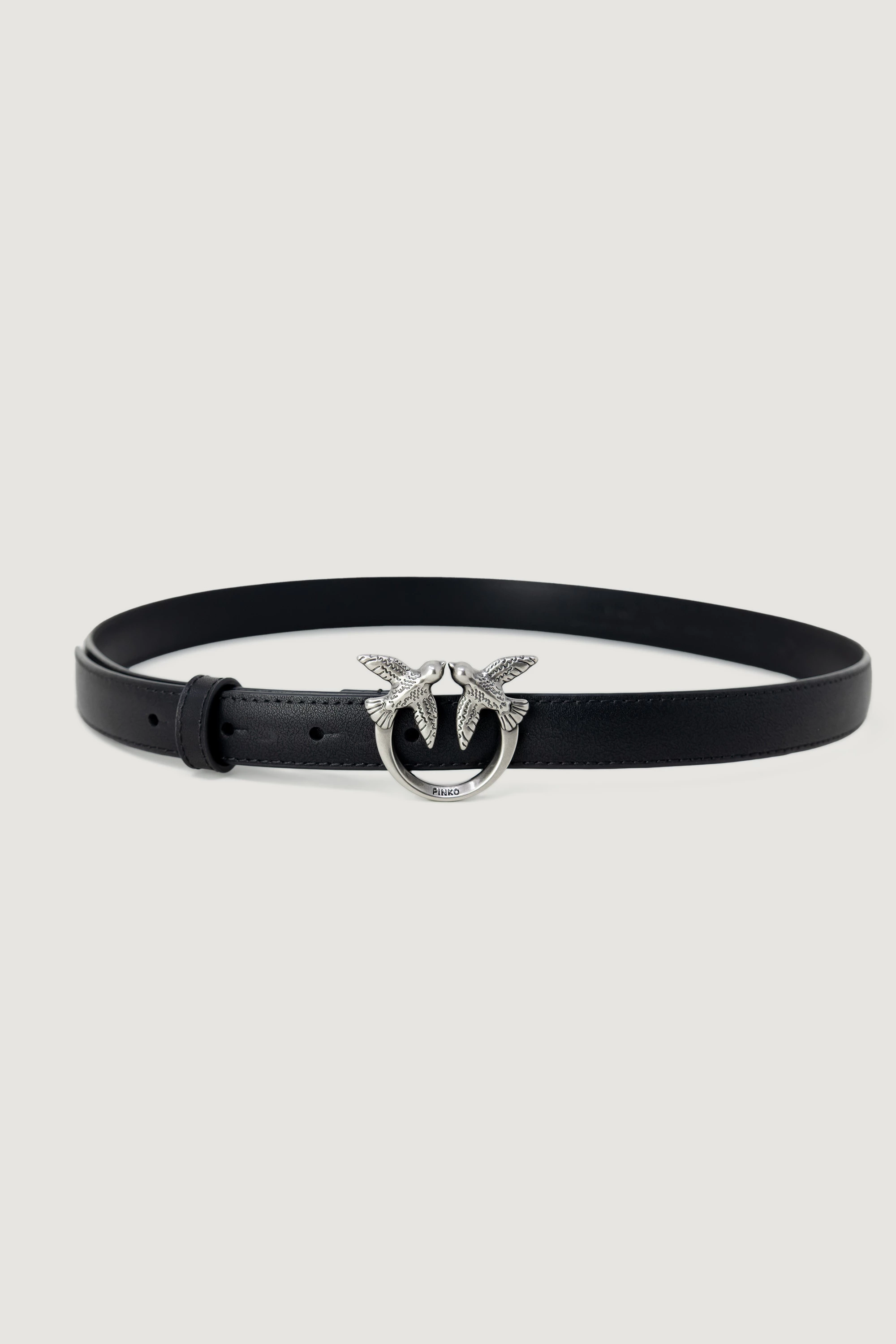 Rrip për femra Pinko Love Berry H2 Vitello Seta 100143 A0F1, i zi me argjend [Madhësia: XS]