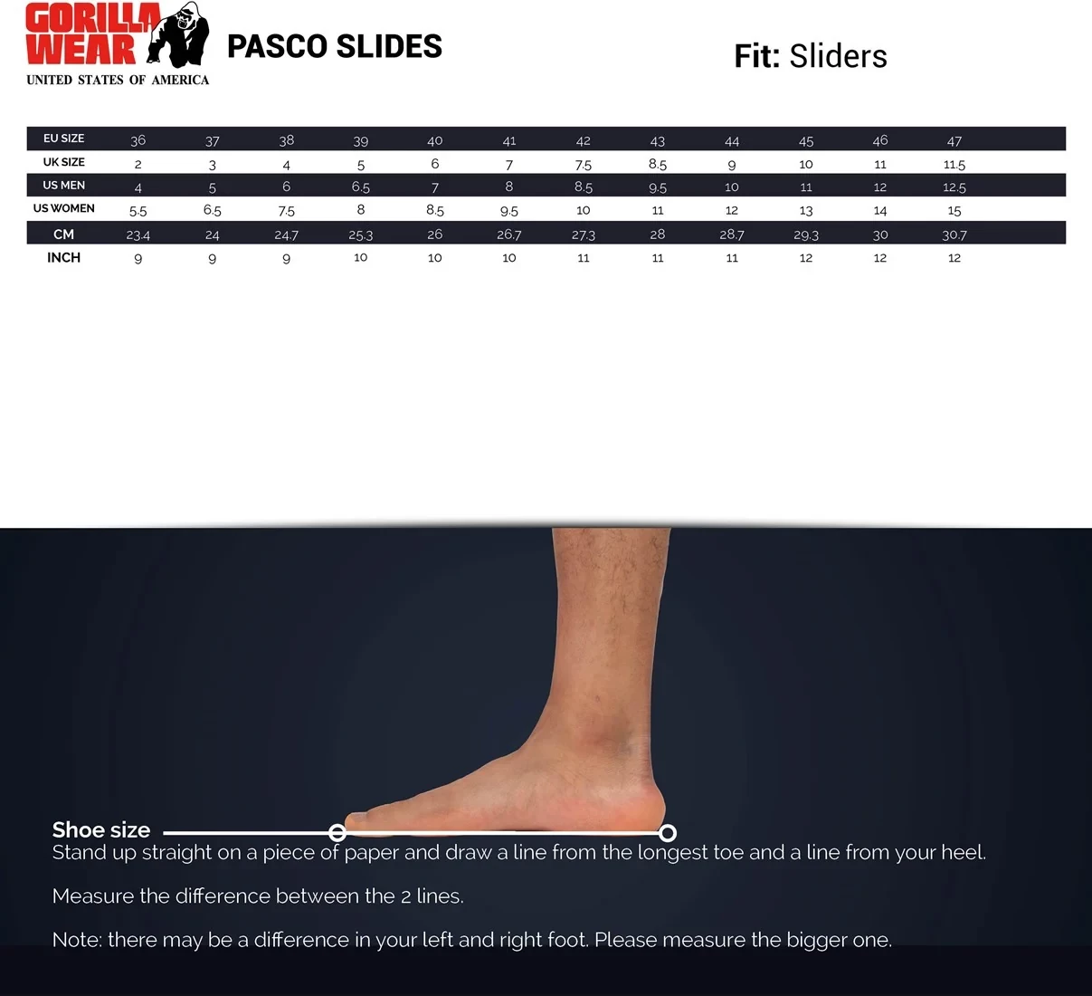 Pasco Slides - Black [Madhësia: 40]
