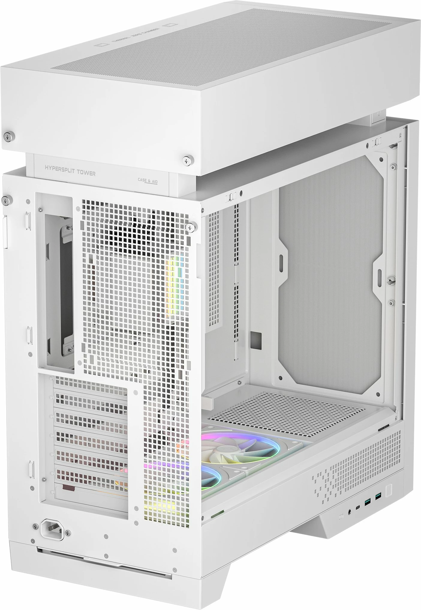 Kasë Deepcool CL6600 WH Mid Tower ATX, radiator 360mm, ARGB, Tempered Glass, e bardhë