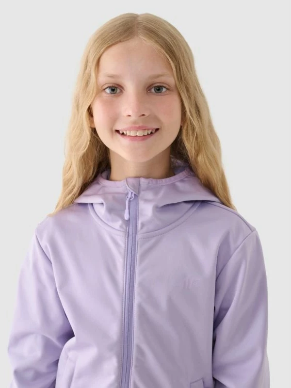 Jakne softshell për femra të vogla 4F, e kaltër [Madhësia: 164]