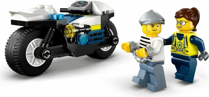 Set lodrash LEGO City për fëmijë, Police Motorcycle Chase