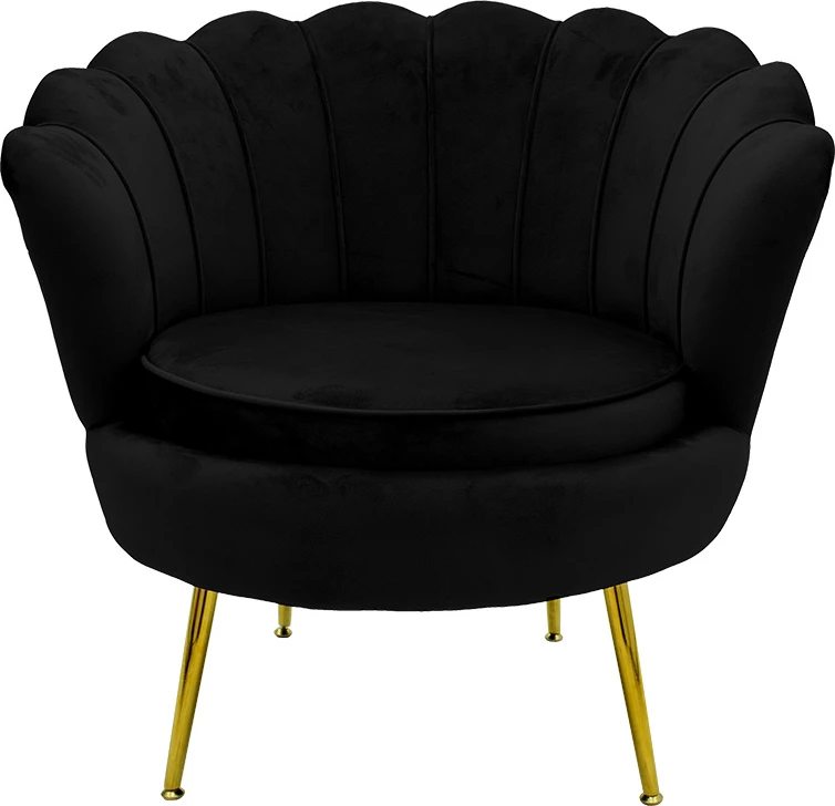 Fotel Daimon kadife zi-ari 79x74x78cm