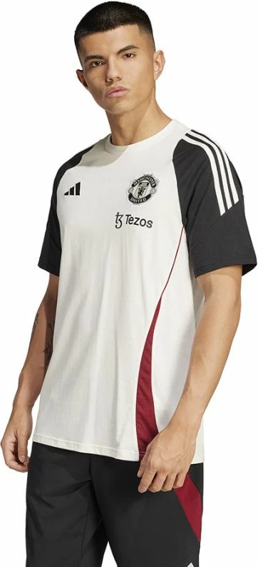 Maicë për meshkuj adidas Manchester United, e bardhë