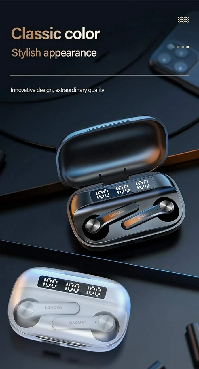 Dëgjuese Lenovo QT81, të bardha