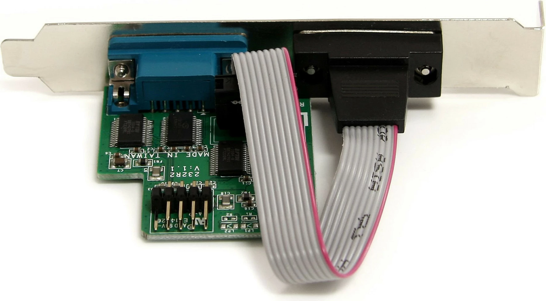 Adapter StarTech ICUSB232INT2 USB header në 2 porta Serial RS-232, i brendshëm, 24in