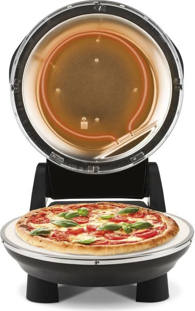 Furrë pice elektrike G3 Ferrari PizzaOven Napoletana G1003210 me 2 gurë pice, e zezë