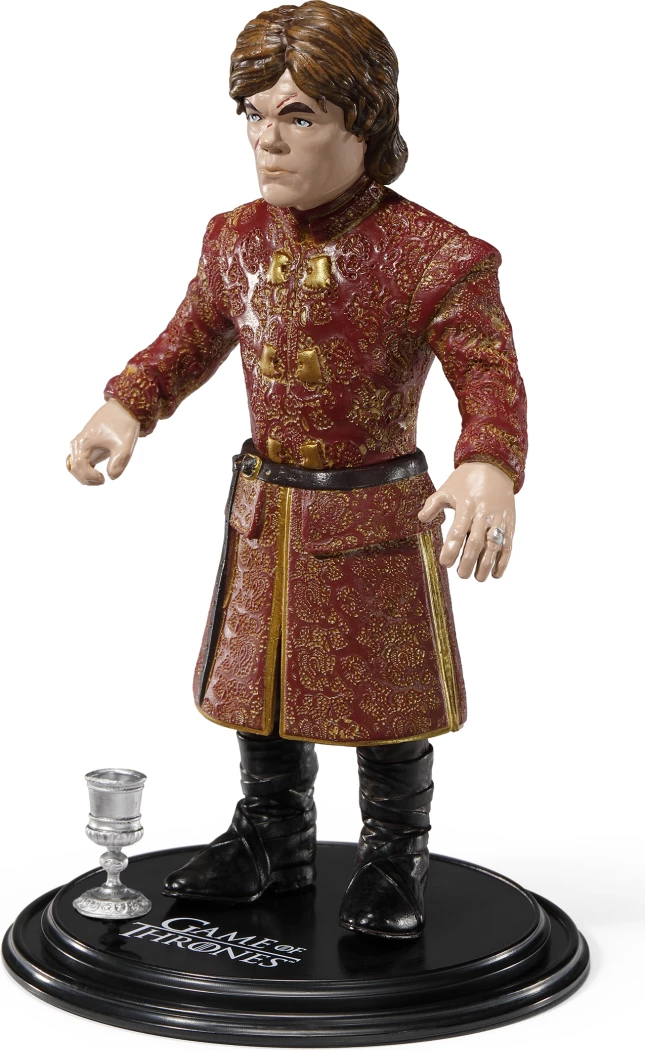 Figurinë fleksibile NOBLE COLLECTION Bendyfigs Game of Thrones Tyrion Lannister 14.6 cm me bazë dhe gotë