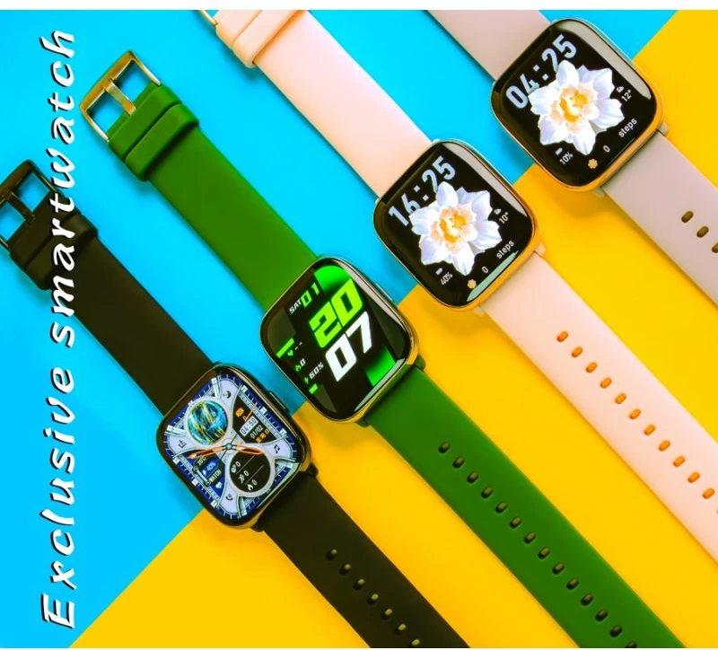 Smartwatch për femra Rubicon, e zezë