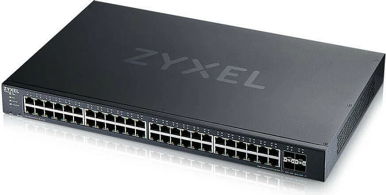 Switch Zyxel XGS1935-52, 48x Gigabit, 4x 10GbE uplink, managed, rack mount, e zezë