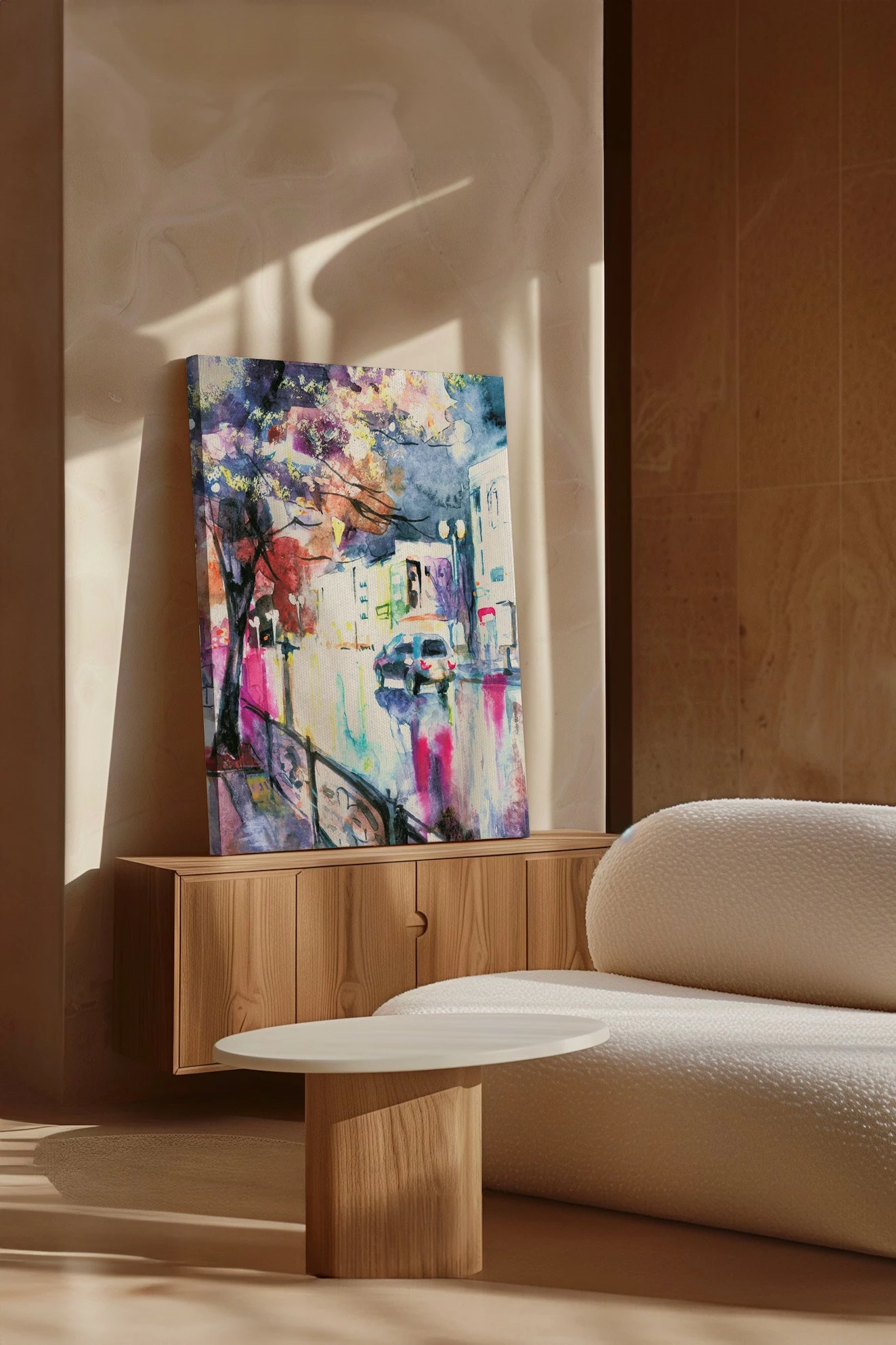 Pikturë dekorative në kanavacë, shumëngjyrëshe, Wallity Ersyfdc292, 40x60cm