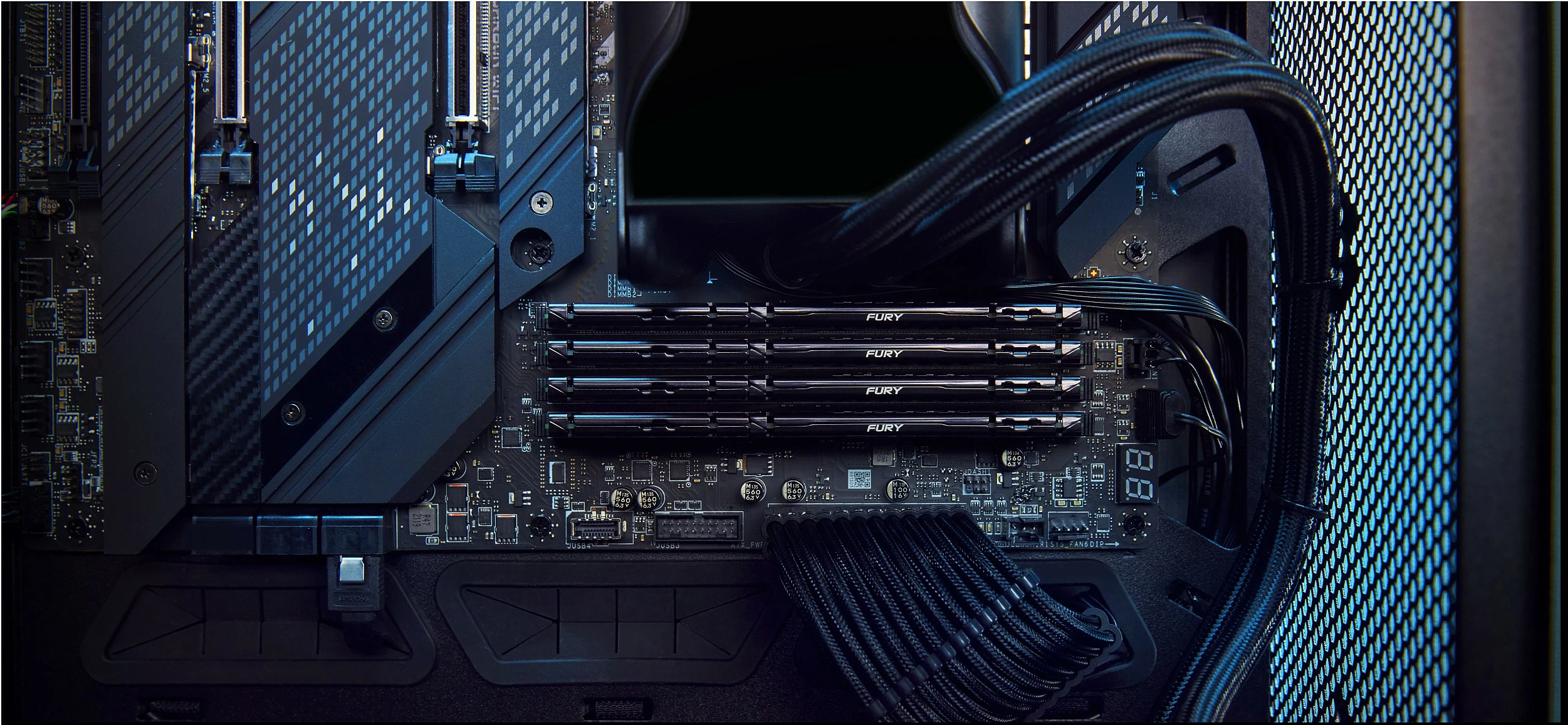 RAM Memorje Kingston FURY Beast 16GB (2x8GB) DDR5, 6000MT/s, e zezë