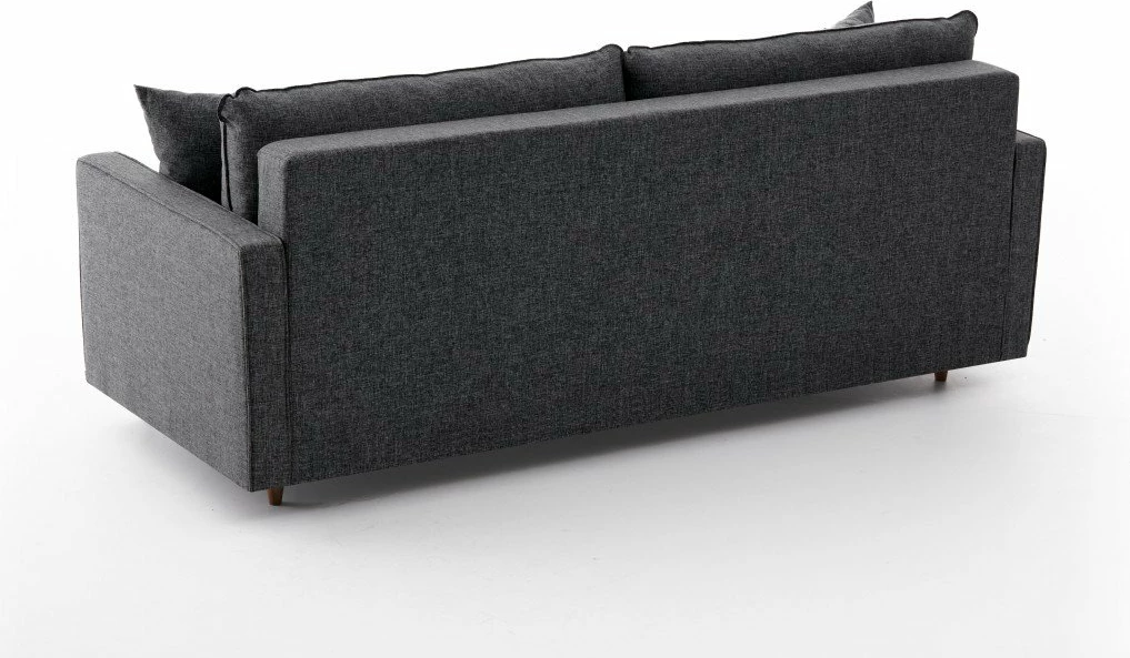 Divan treshe, ngjyrë antracit, Atelier del Sofa, Eva