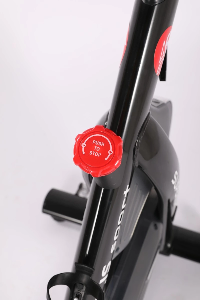 biçikletë statike indoor ART.IS sport Superior AS2 (AS8718), volant 8 kg, Bluetooth Kinomap/Zwift, deri 120 kg, e zezë/kuqe