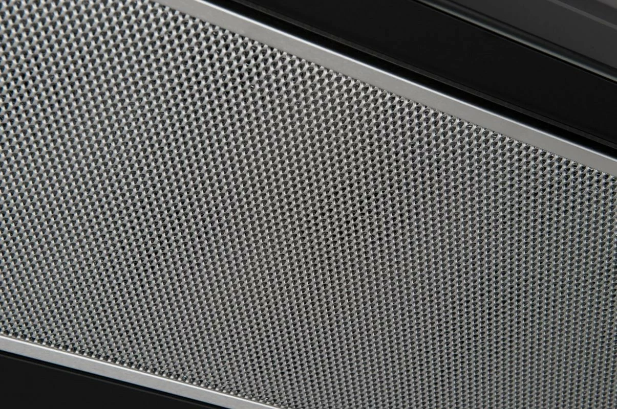 aspirator kuzhine Amica OTP6641BG 60 cm i inkaso, kontroll me prekje, 3 shpejtësi, rrjedhje maksimale 389 m³/h, LED, i zi