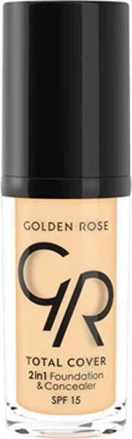 Golden Rose Total Cover 2 In 1 Foundation & Concealer No 21