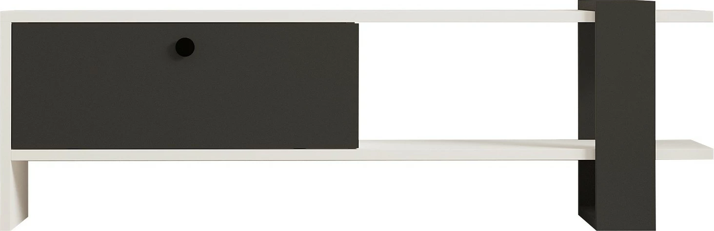 Komodë TV Hanah Home, Funda, anthracite dhe e bardhë