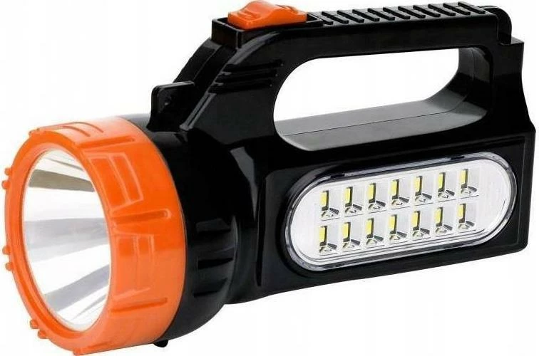 Reflektor dore i rikarikueshëm Libox LB0169 2-në-1 me panel solar, LED, i zi